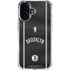 NBA Brooklyn Nets Jersey iPhone 16 Clear Case